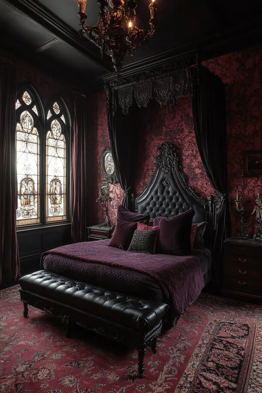 29 Dark Victorian Bedroom Concepts for a Stunning Statement Space - My ...