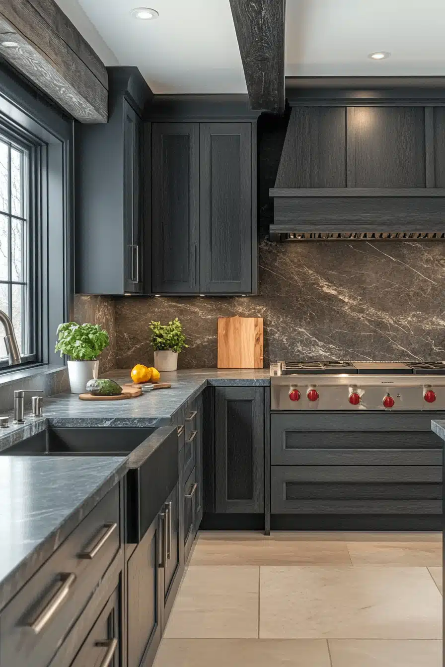 grey kitchen