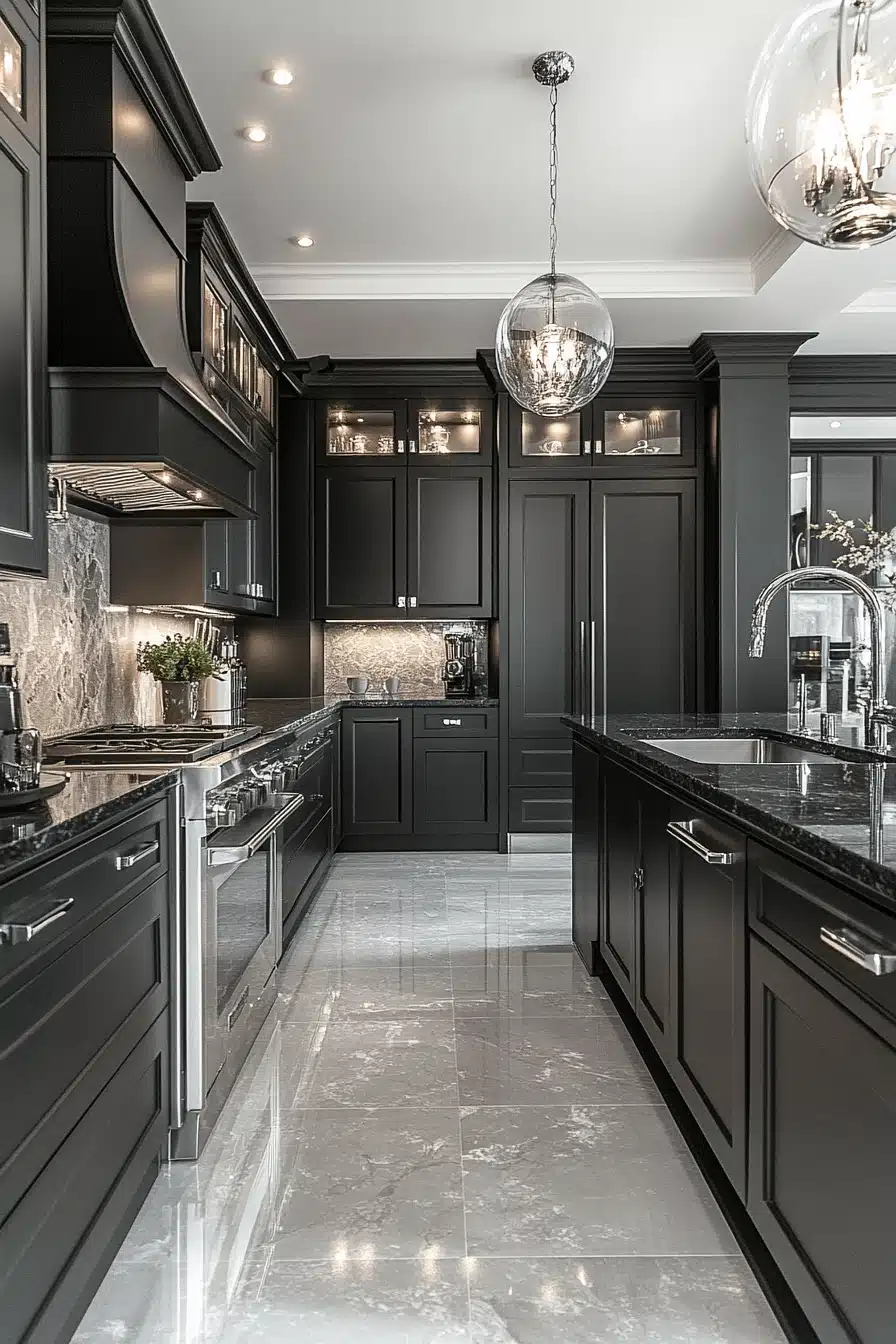 grey kitchen
