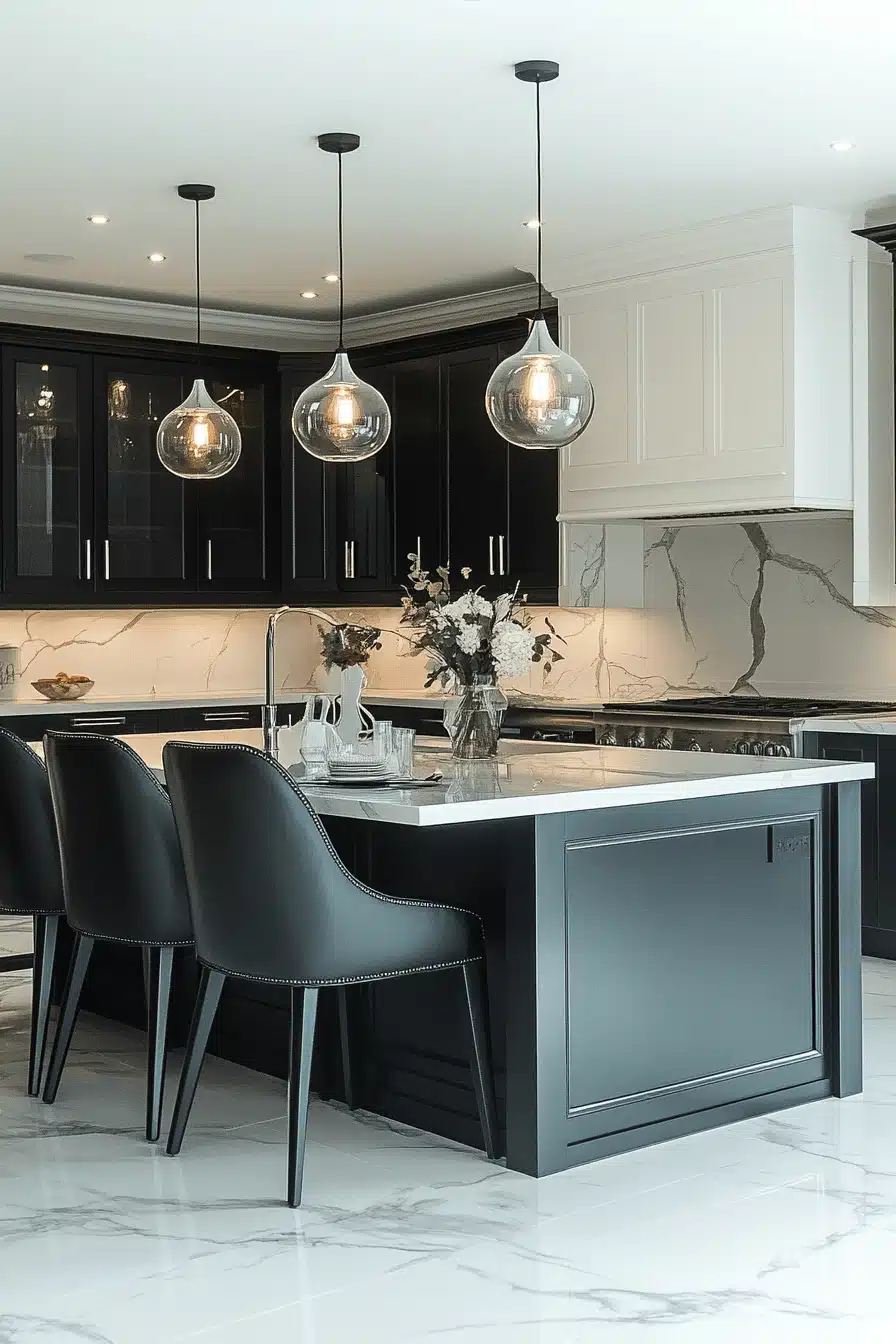black and white kitchen ideas