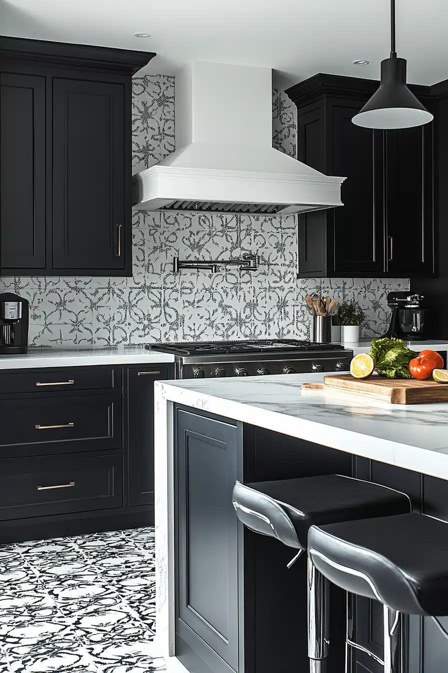 black and white kitchen ideas