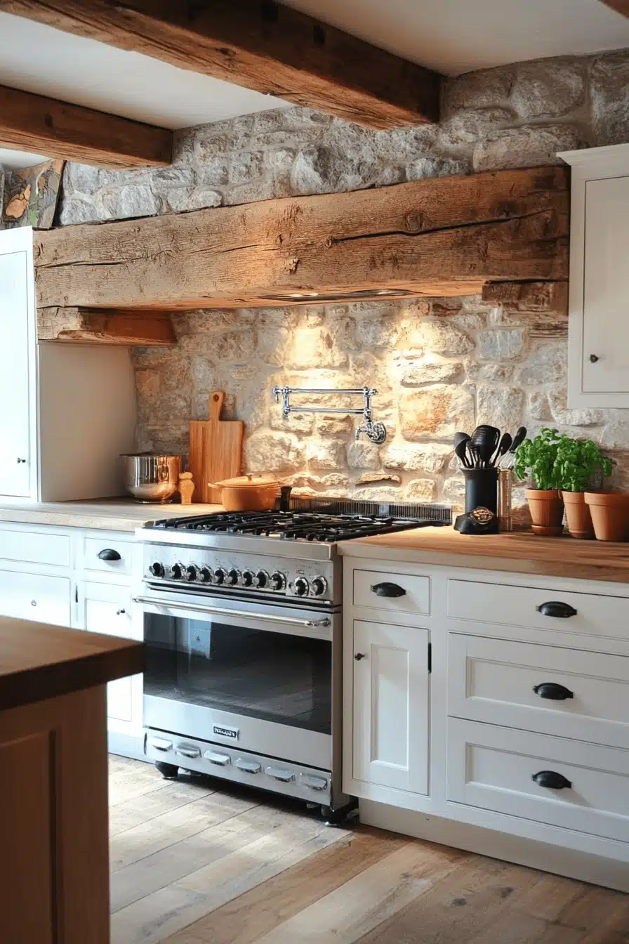 kitchen backsplash with white cabinets