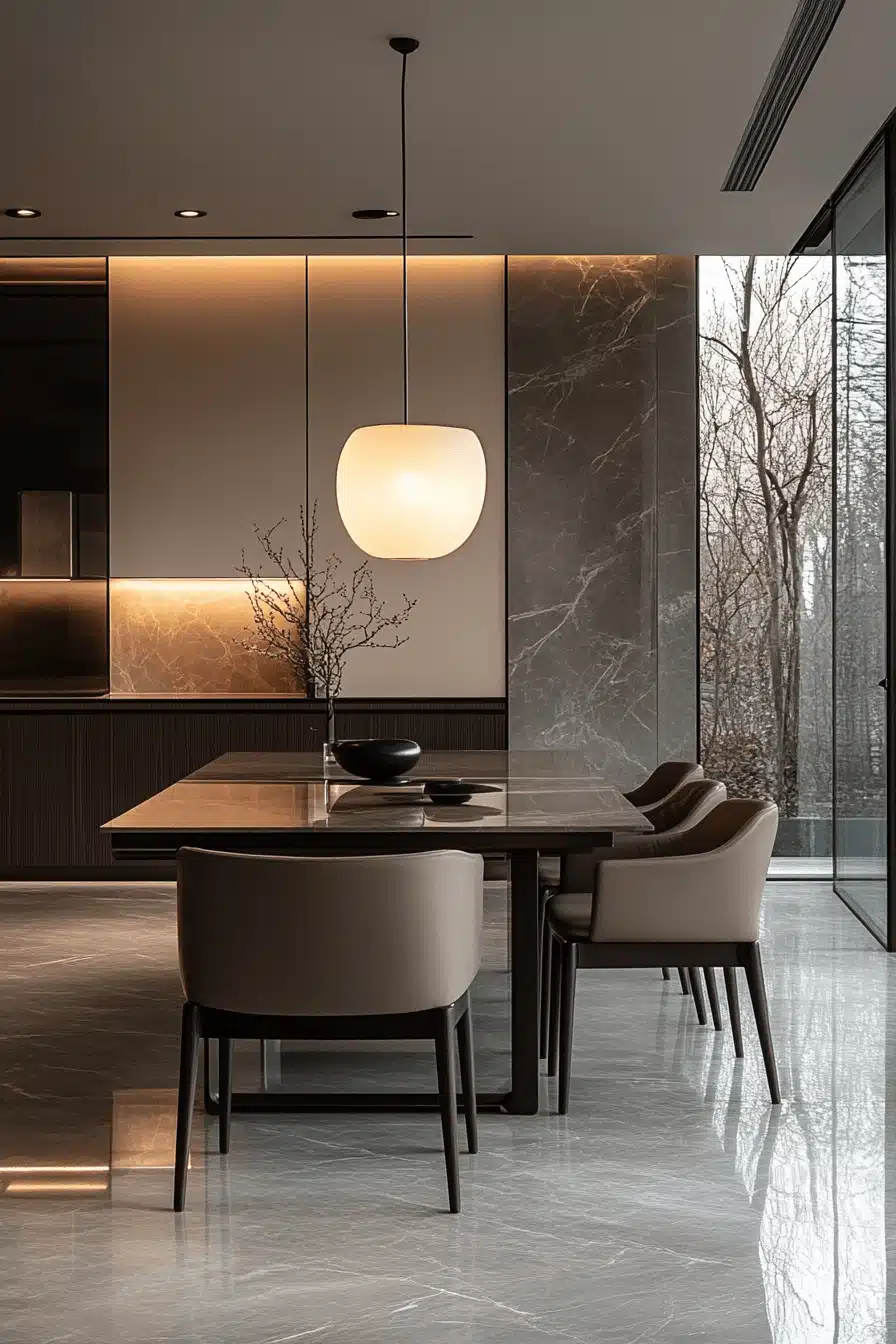 japandi dining room