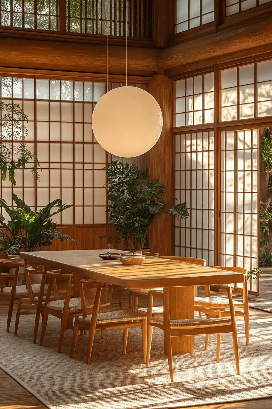 japandi dining room