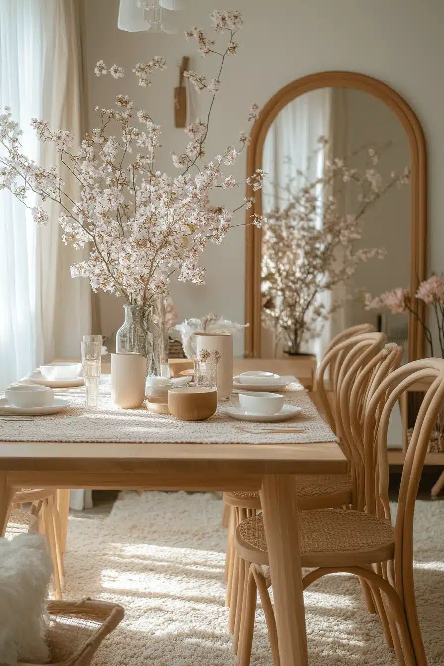 japandi dining room