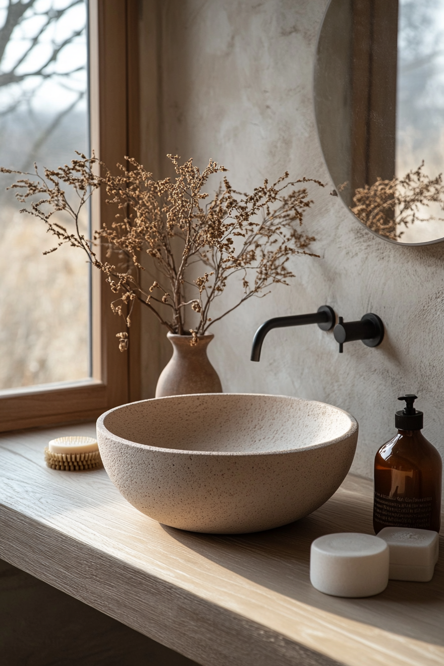 japandi bathroom