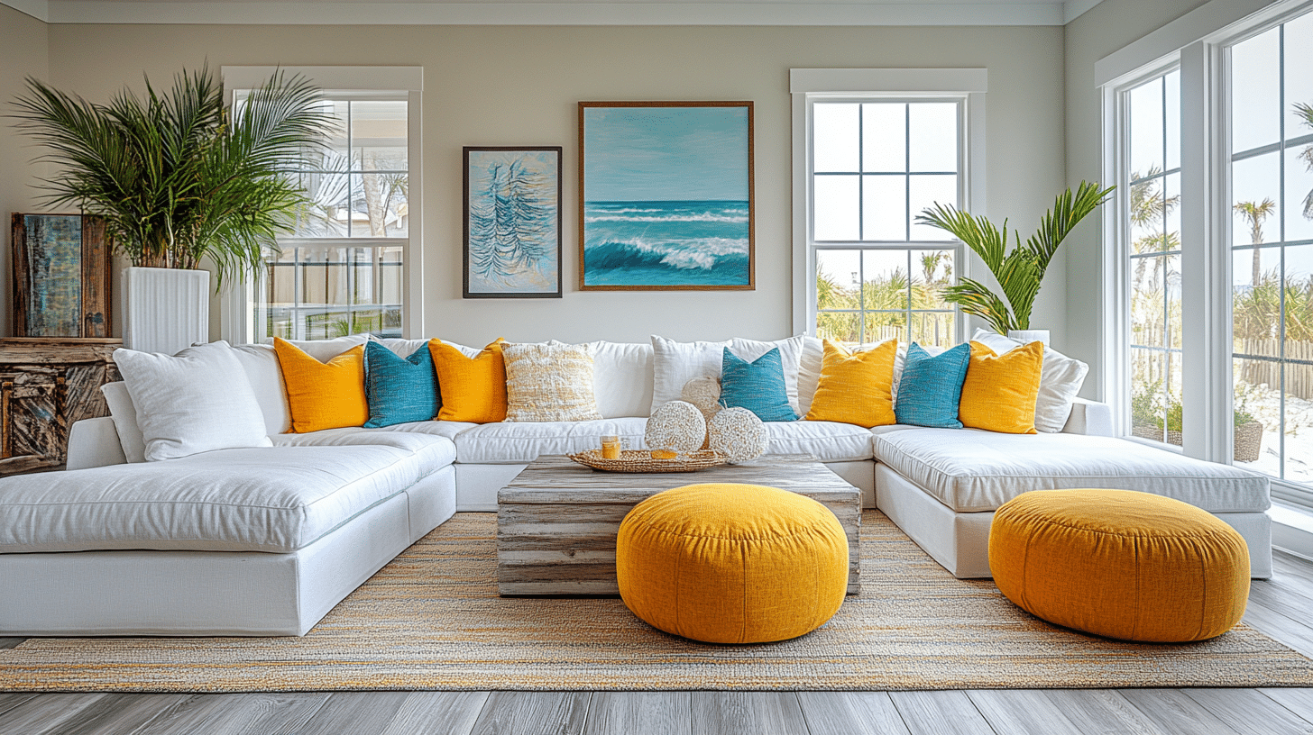 29 Coastal Cottage Living Room Makeovers to Refresh Any Space - My ...