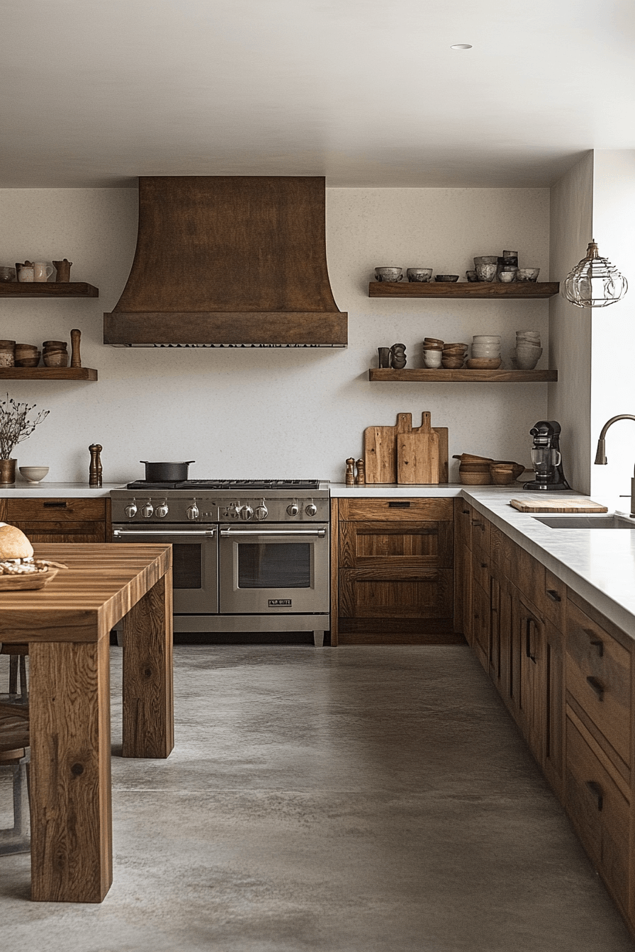 dark oak kitchen cabinets