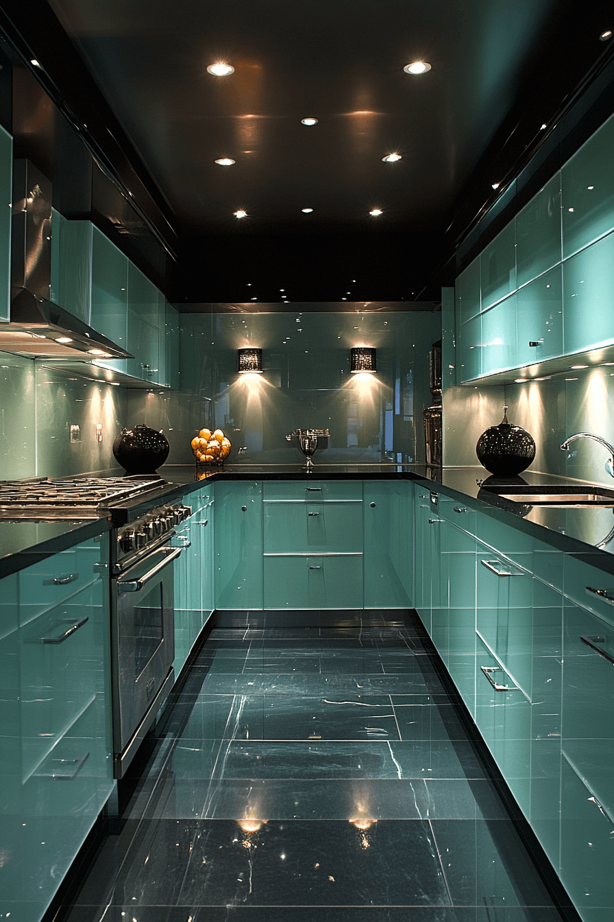 clary sage kitchen cabinets