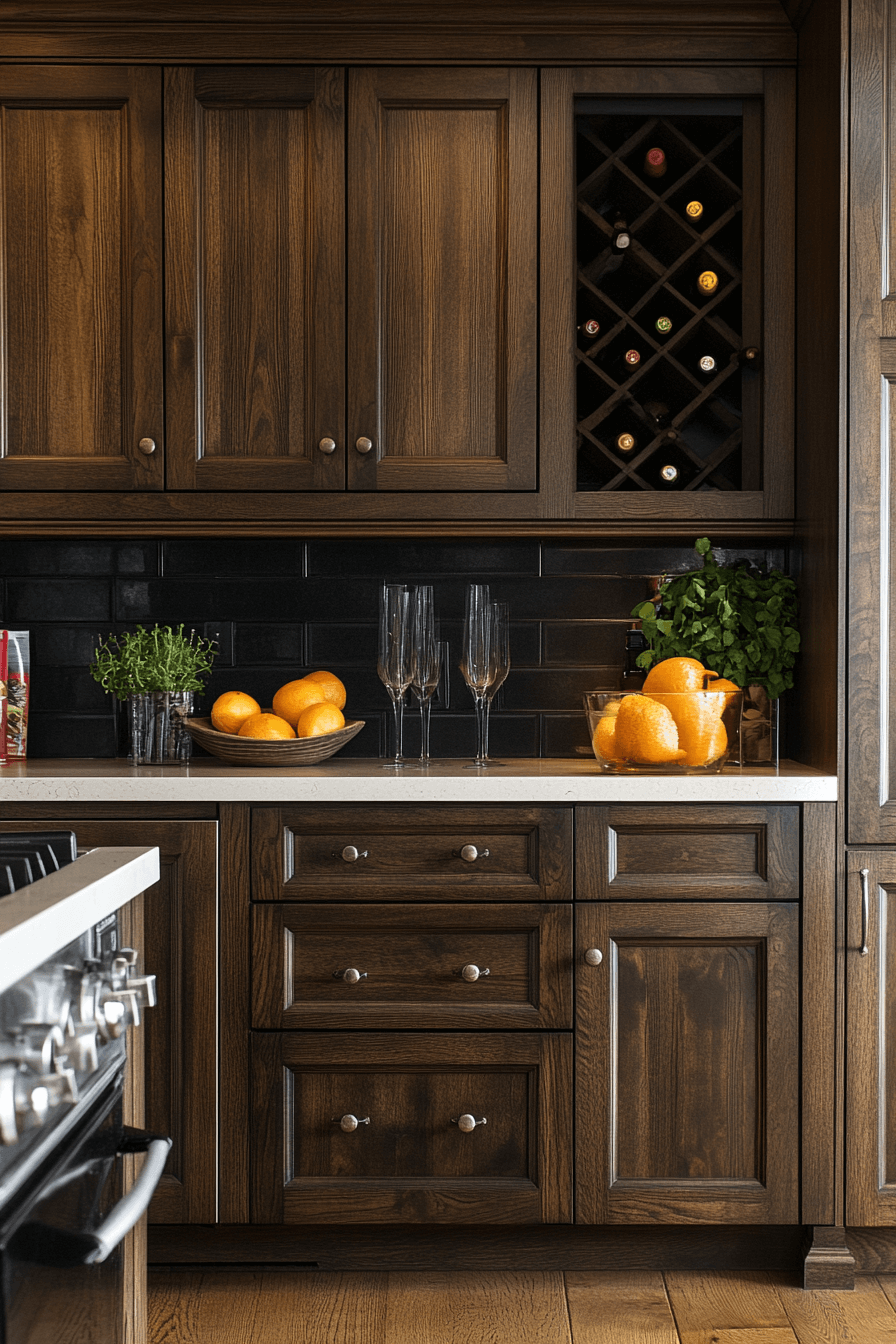 29 Dark Oak Kitchen Cabinets That Highlight Depth and Drama - My ...