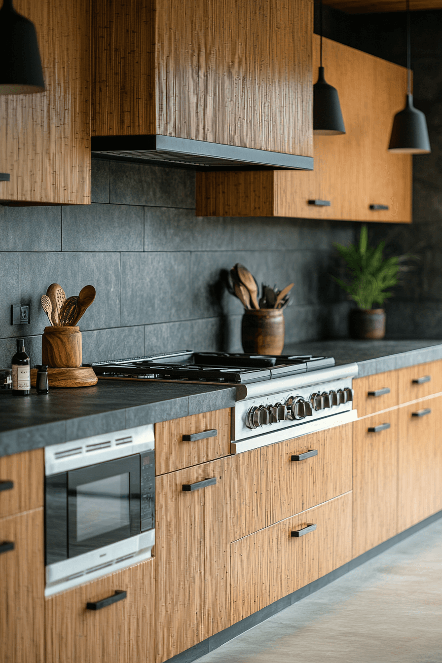 light brown cabinets kitchen