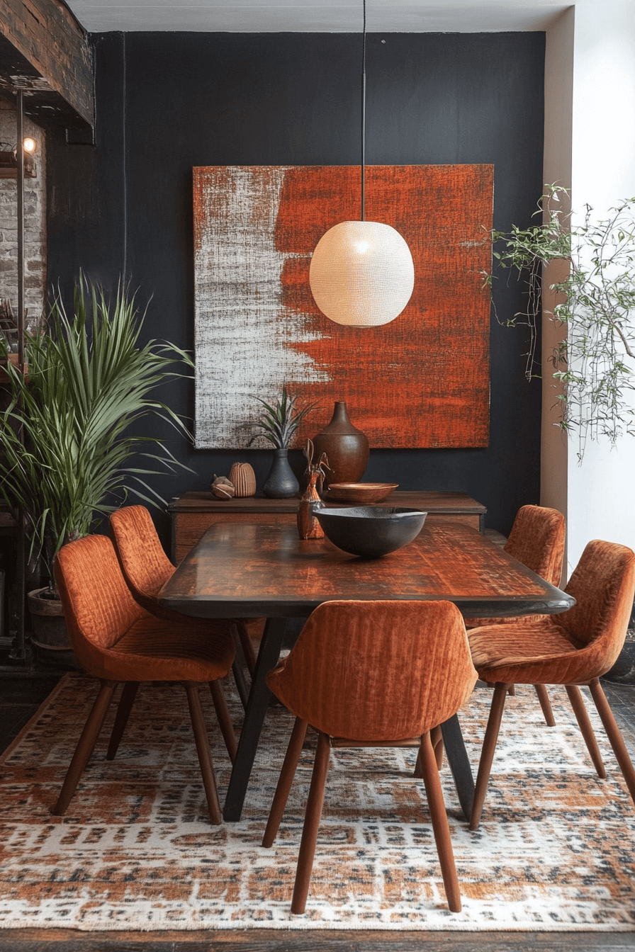 granny chic dining room