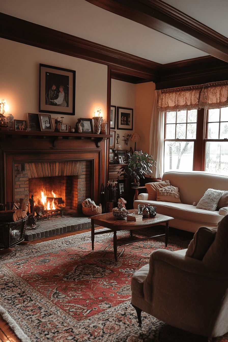 granny chic living room