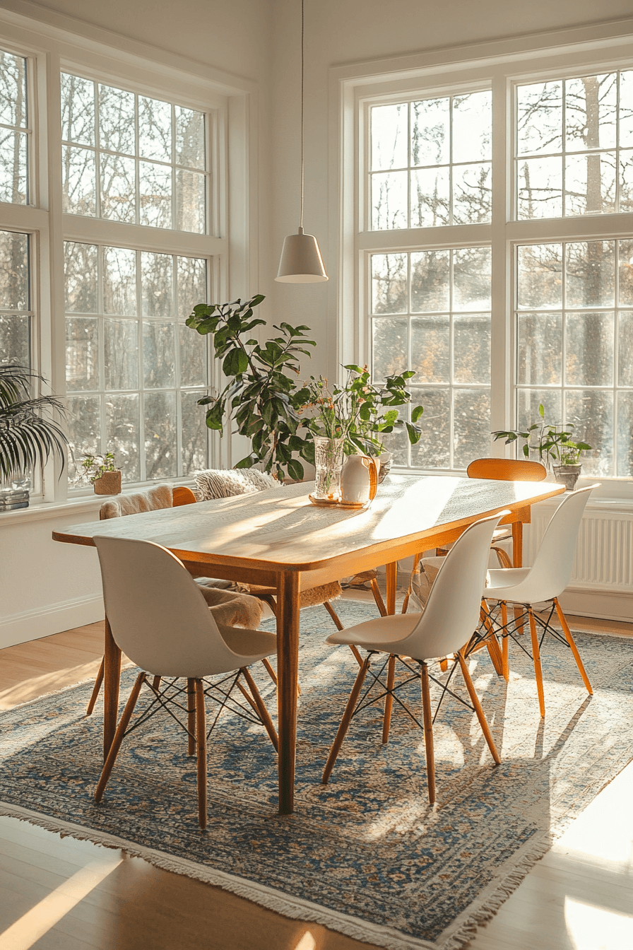 granny chic dining room