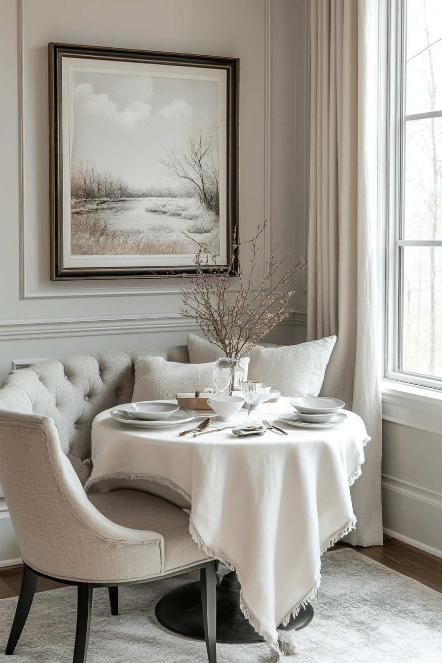 granny chic dining room