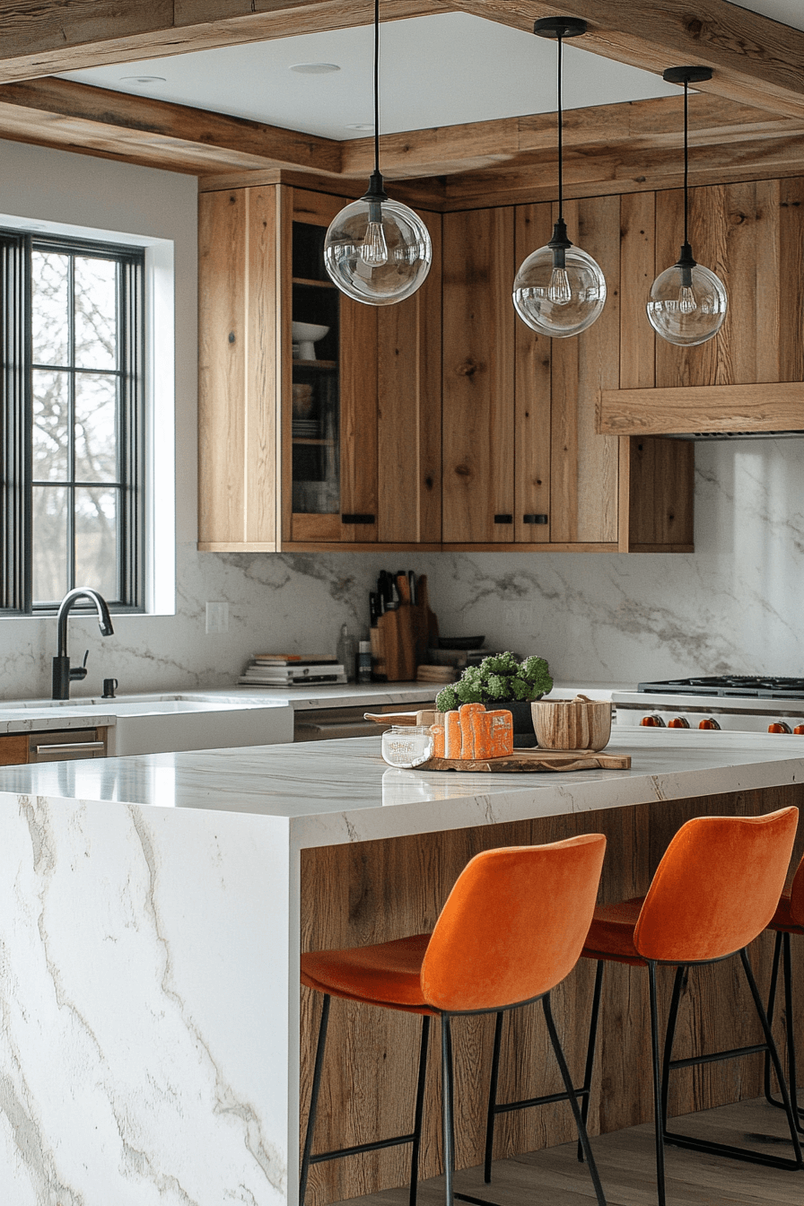 natural oak kitchen cabinets