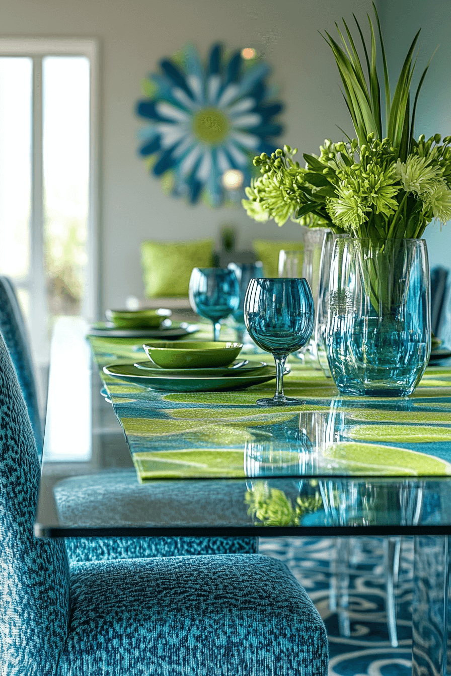 granny chic dining room