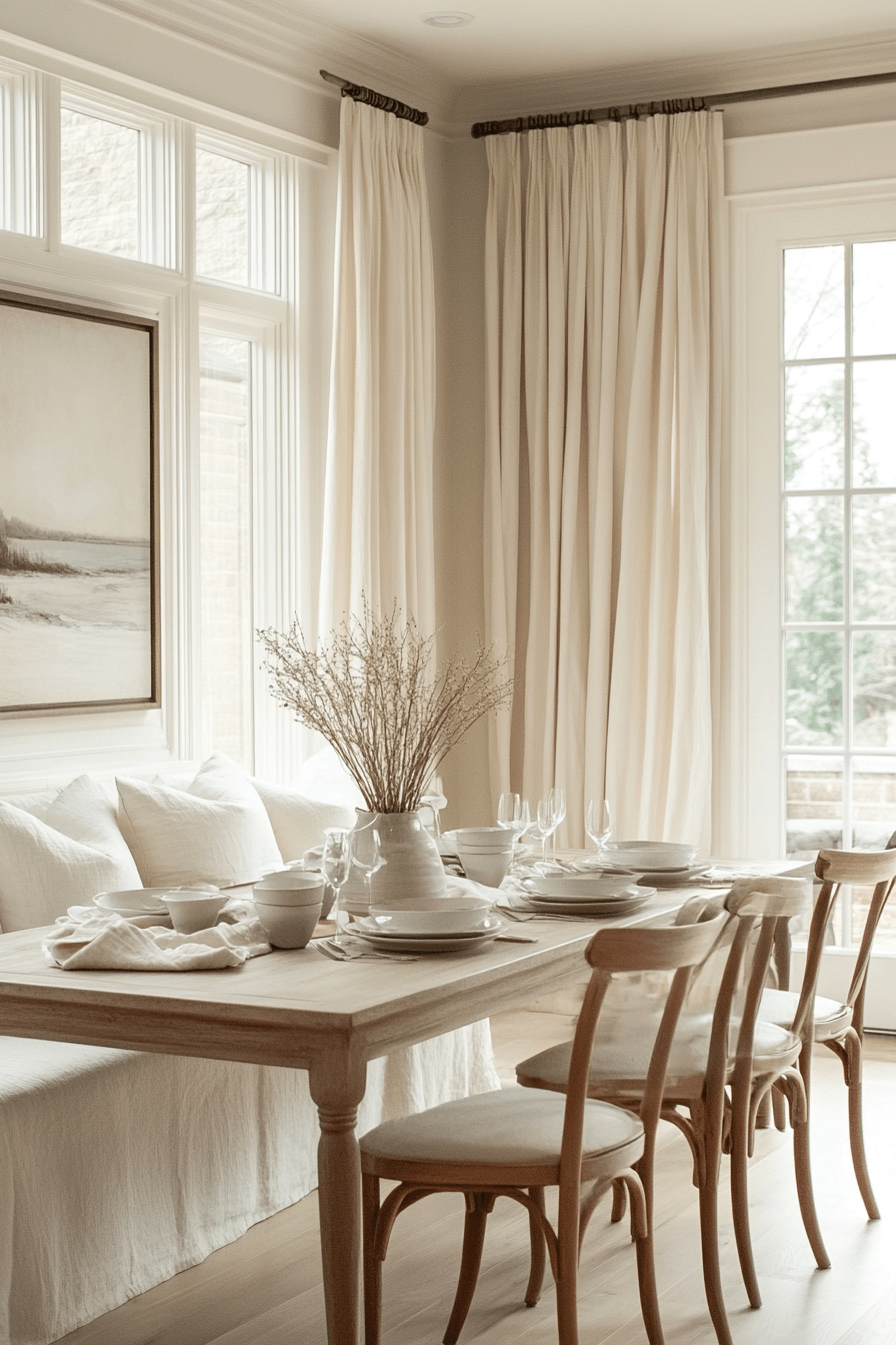 granny chic dining room