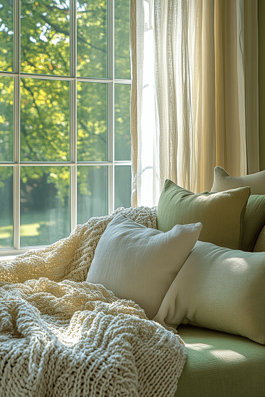 green couch living room ideas