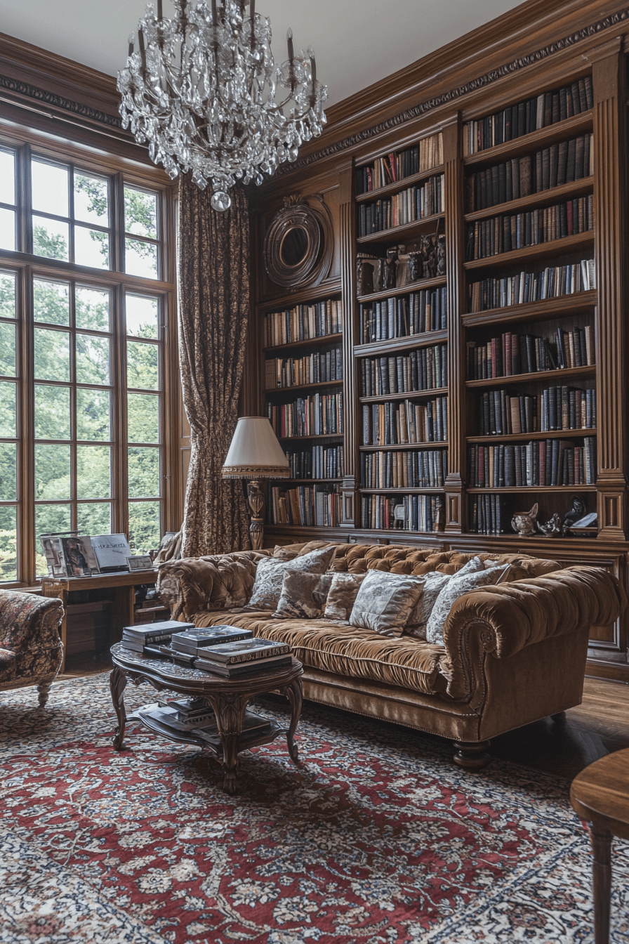 granny chic living room
