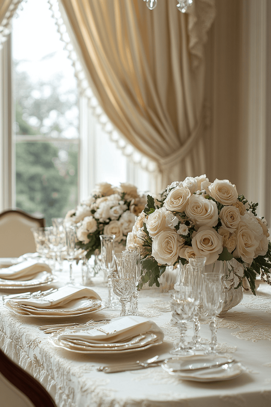 granny chic dining room