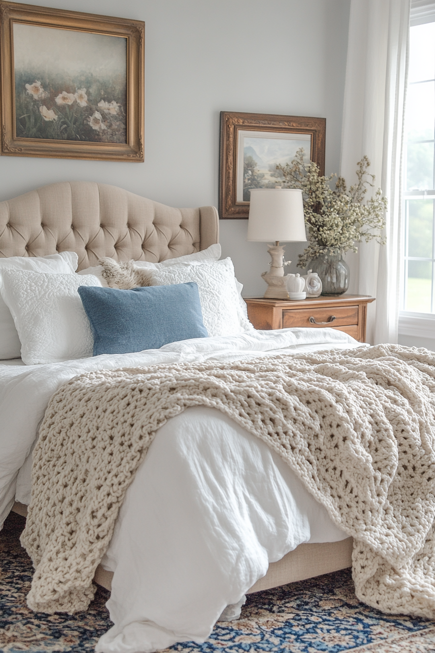 granny chic bedroom