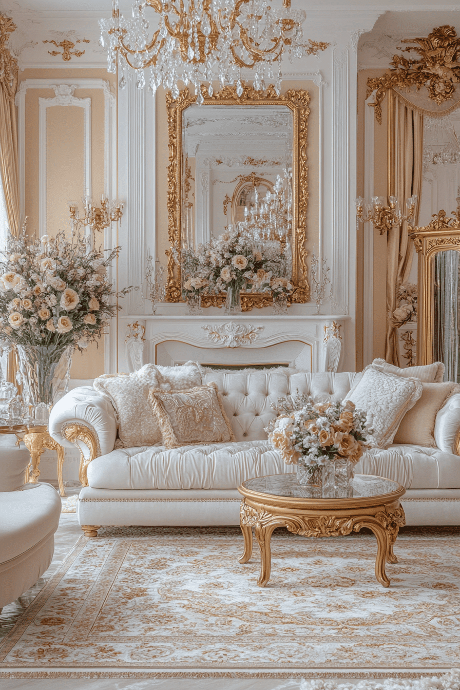 cream couch living room