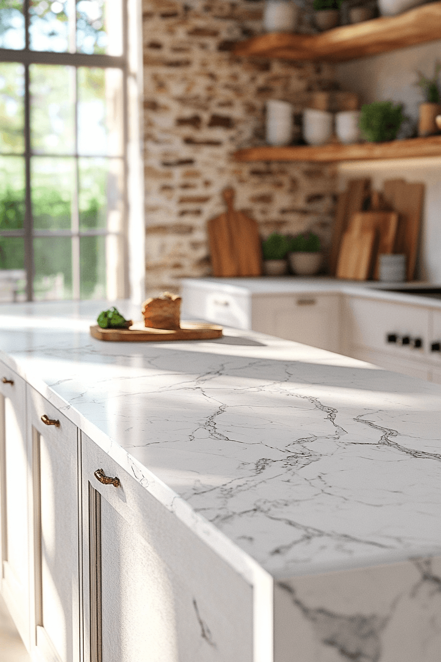 29 Kitchen Countertop Ideas That Balance Durability and Design ...