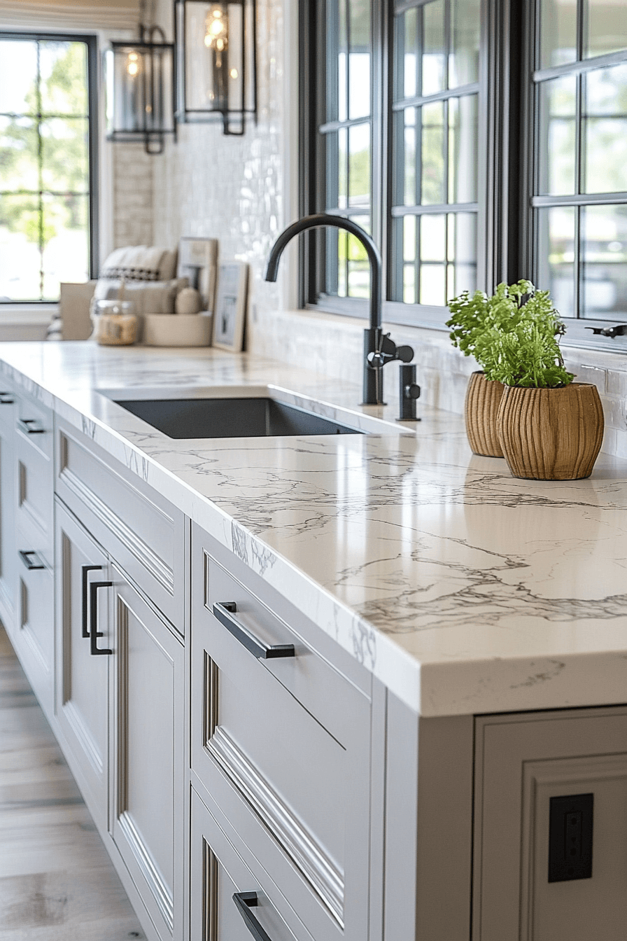 29 Kitchen Countertop Ideas That Balance Durability and Design ...