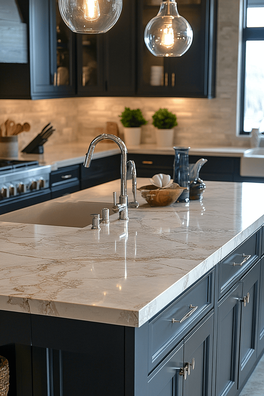 29 Kitchen Countertop Ideas That Balance Durability and Design ...