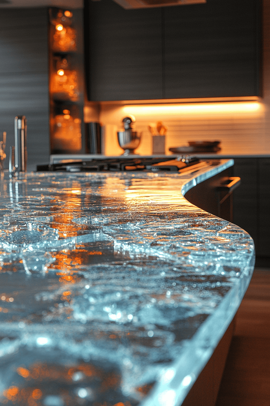 29 Recycled Glass Countertops to Inspire a Bright and Conscious Kitchen ...