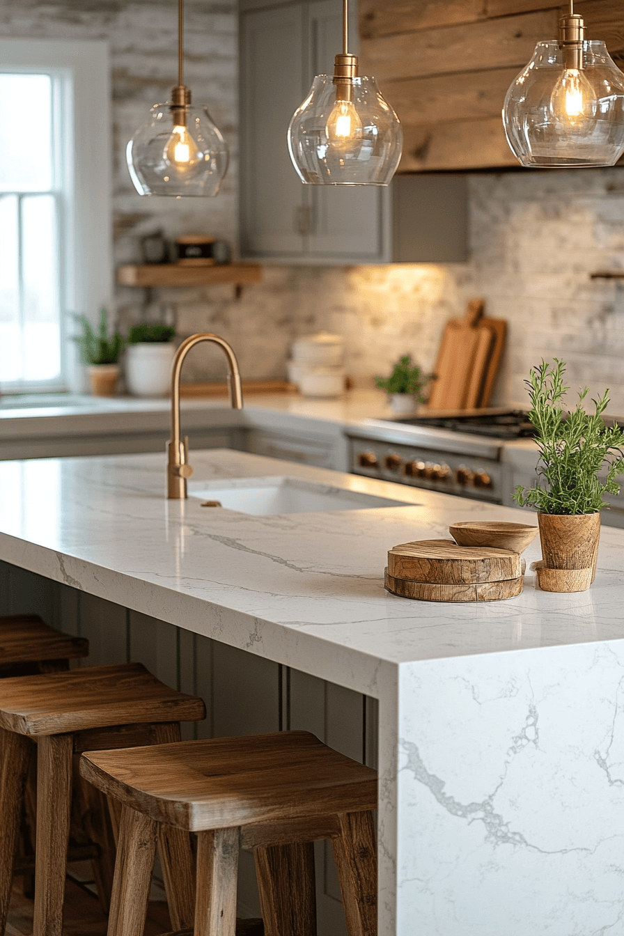 29 Kitchen Countertop Ideas That Balance Durability and Design ...