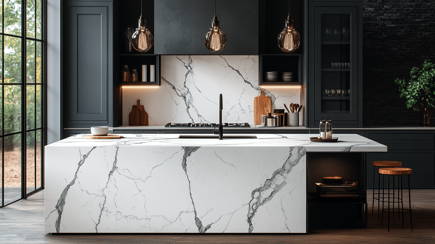29 Kitchen Countertop Ideas That Balance Durability and Design ...