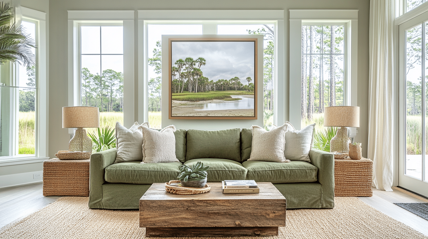 29 Olive Green Couch Living Room Ideas That Bring Nature’s Charm ...