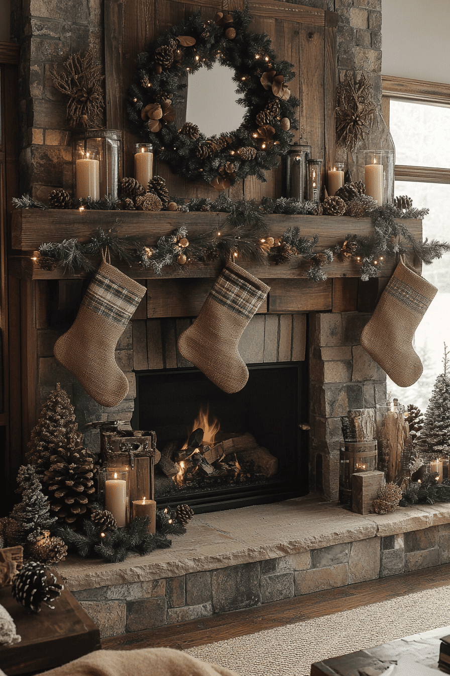 christmas mantel decor