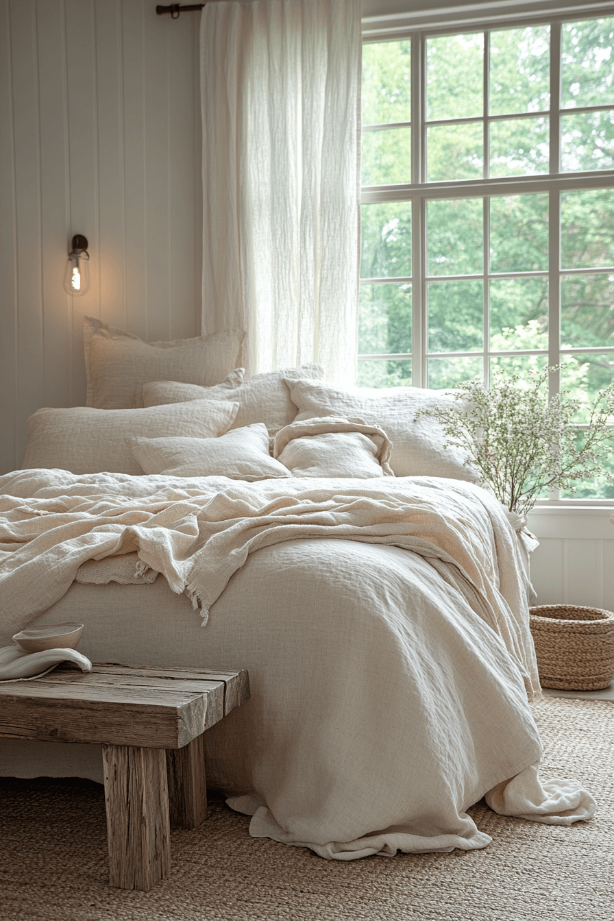 29 Vintage Farmhouse Bedroom Designs to Bring Timeless Serenity Home ...