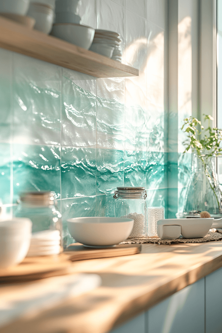 29 Coastal Kitchen Backsplash Ideas That Bring Happy Seaside Energy ...
