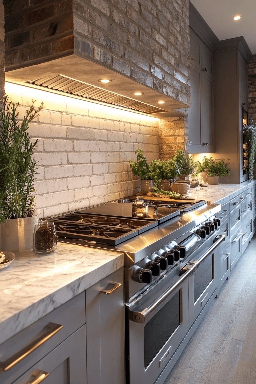 29 Brick Backsplash Kitchen Ideas That Mix Tradition and Trend ...