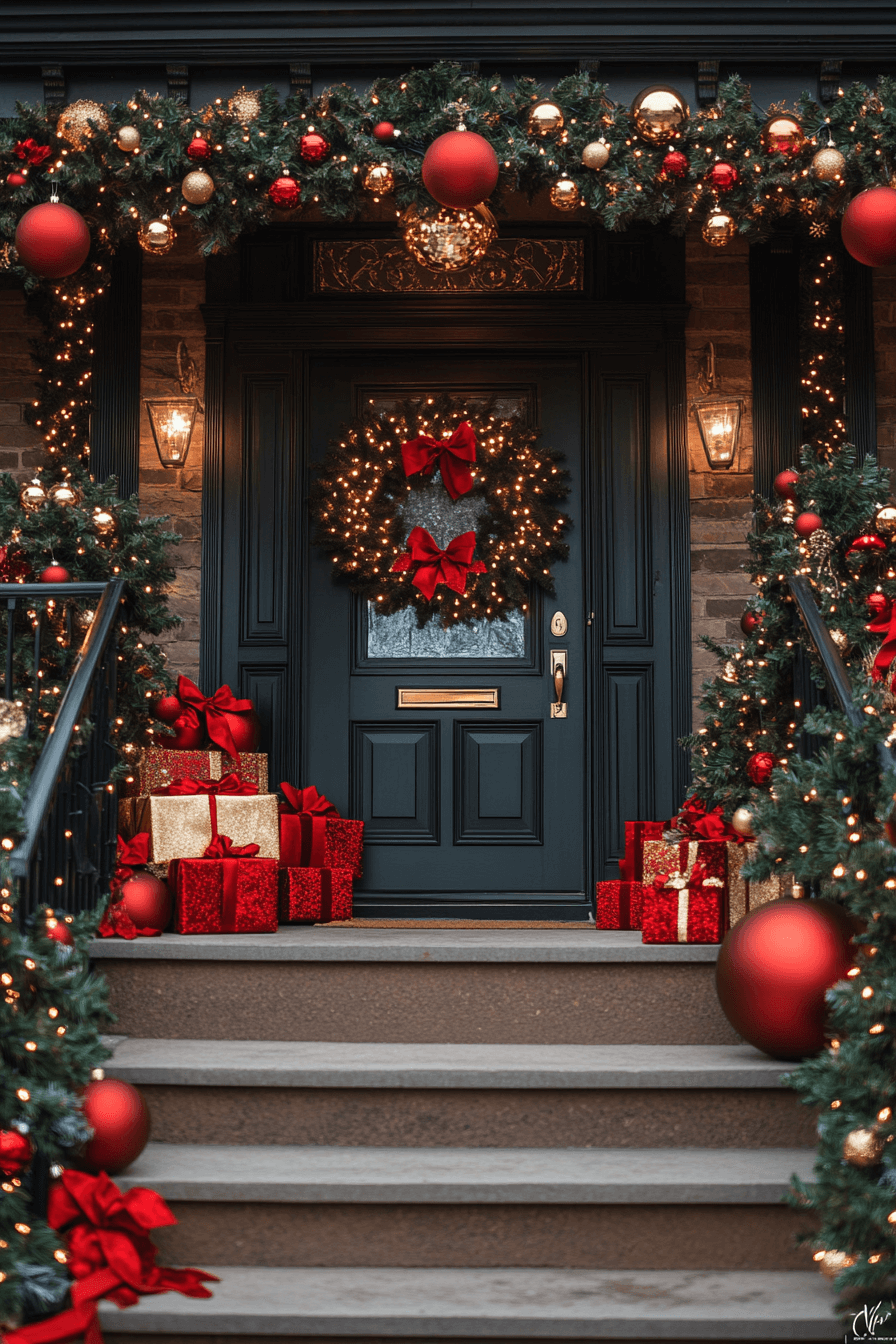 29 Christmas Porch Decor Ideas That Make Your Entryway Shine - My ...