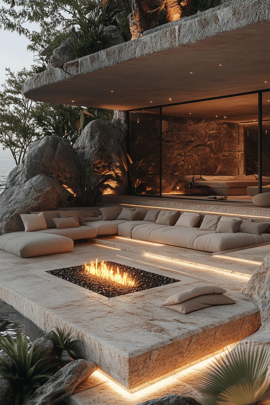29 Backyard Fire Pit Ideas Lounge Areas That Bring Warm Happy Nights ...