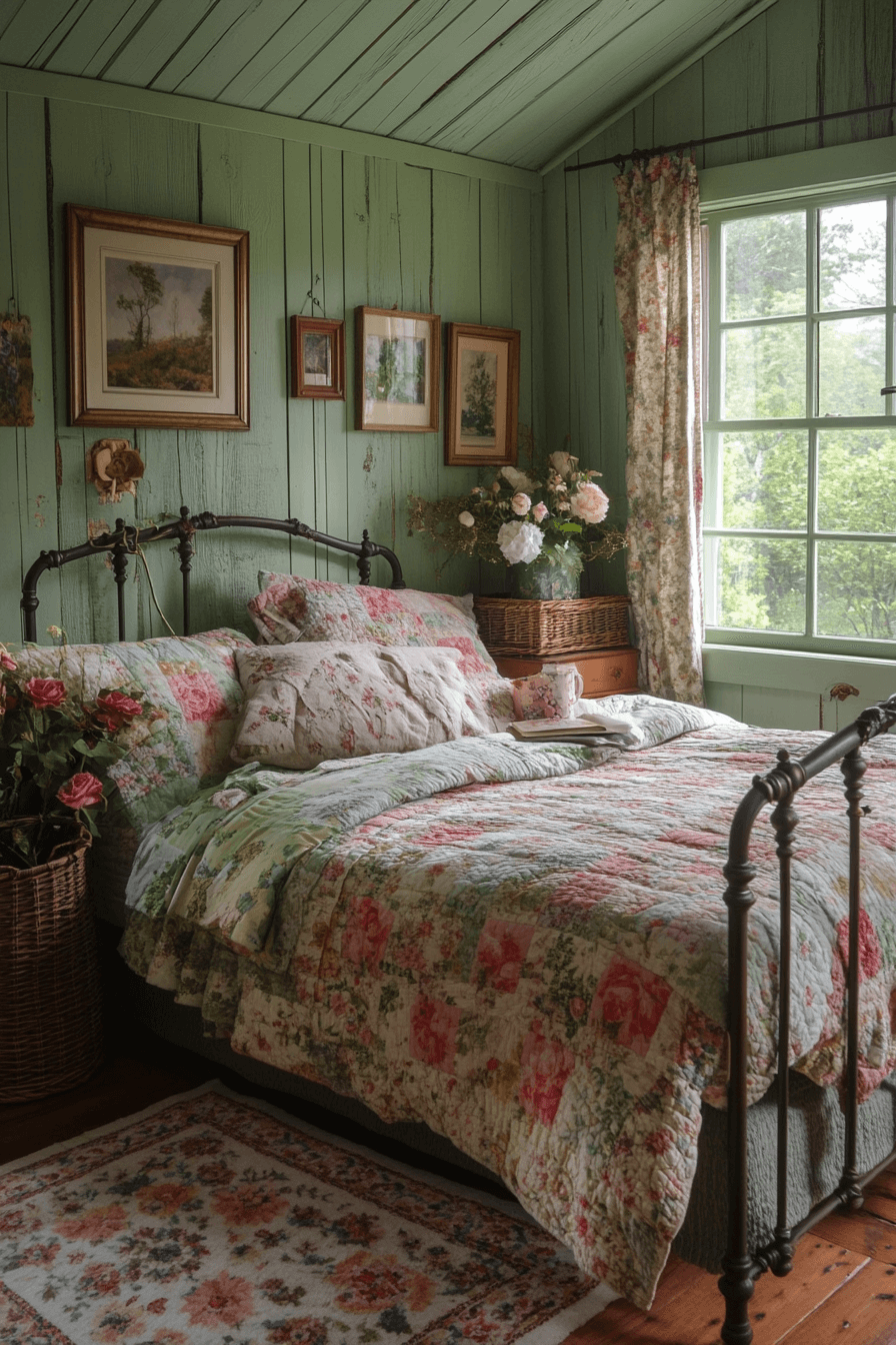 29 Vintage Farmhouse Bedroom Designs to Bring Timeless Serenity Home ...