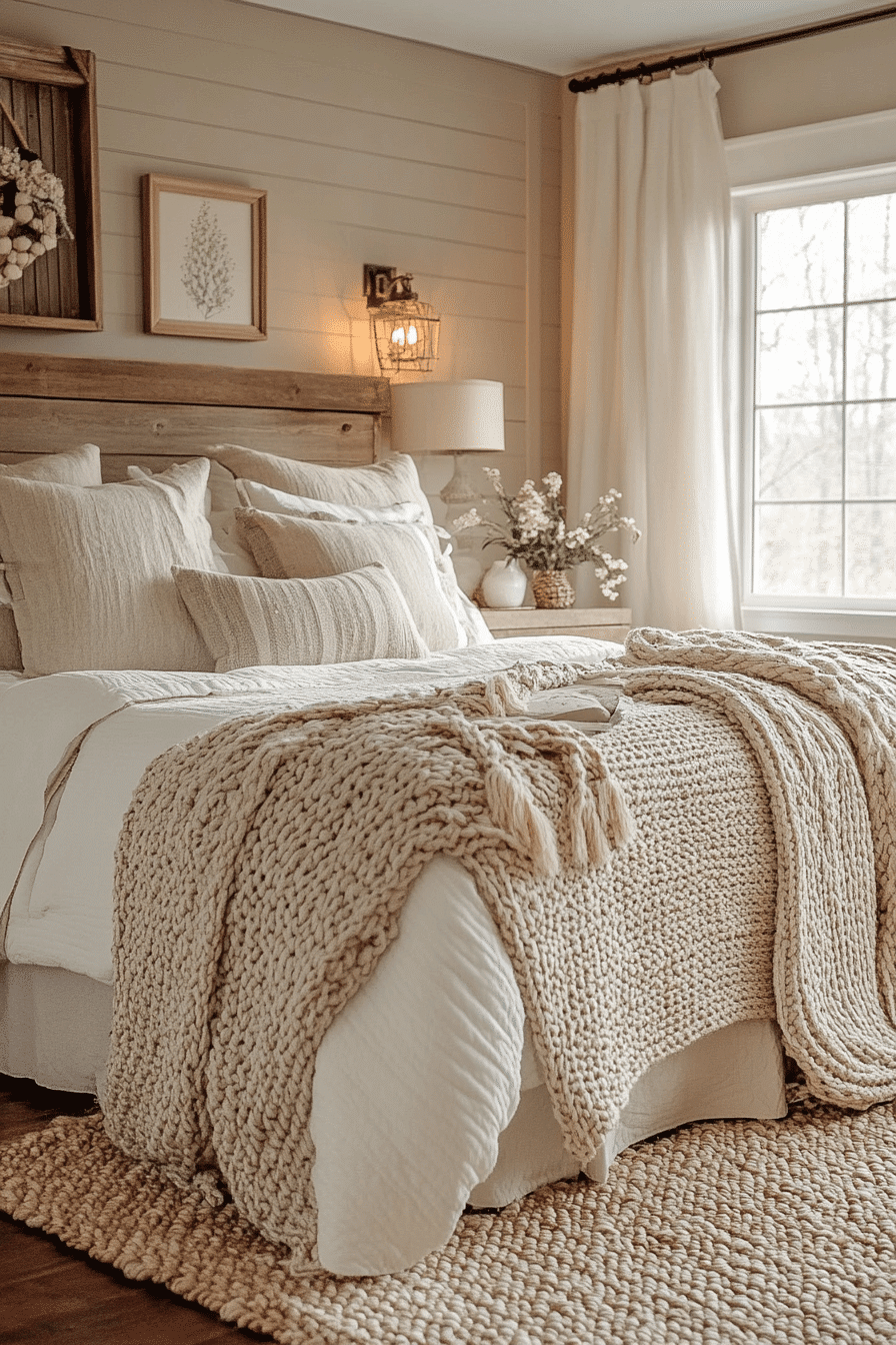 29 Vintage Farmhouse Bedroom Designs to Bring Timeless Serenity Home ...
