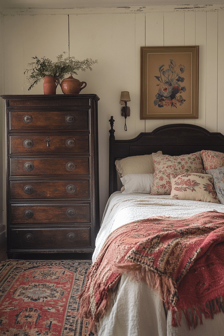 29 Vintage Farmhouse Bedroom Designs to Bring Timeless Serenity Home ...