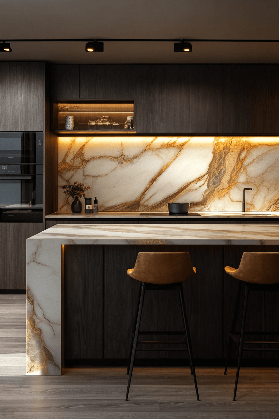 29 Marble Backsplash Designs That Bring Soft Luxury and Lasting Style ...