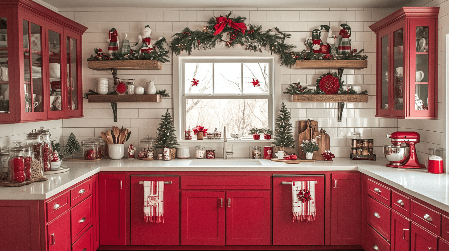 29 Christmas Kitchen Decor Ideas For A Merry Heartwarming Seasonal ...