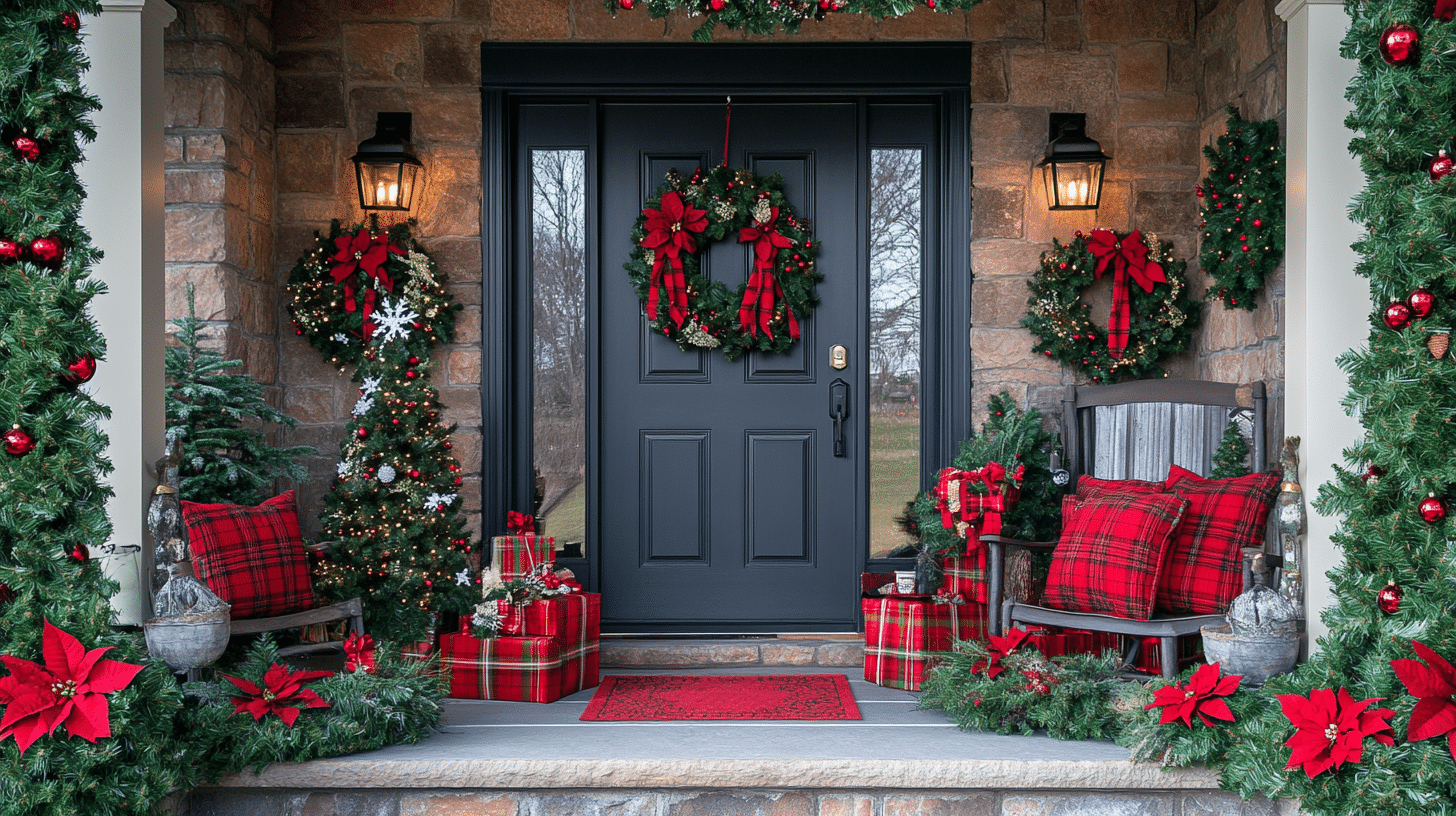 29 Christmas Porch Decor Ideas That Make Your Entryway Shine - My ...