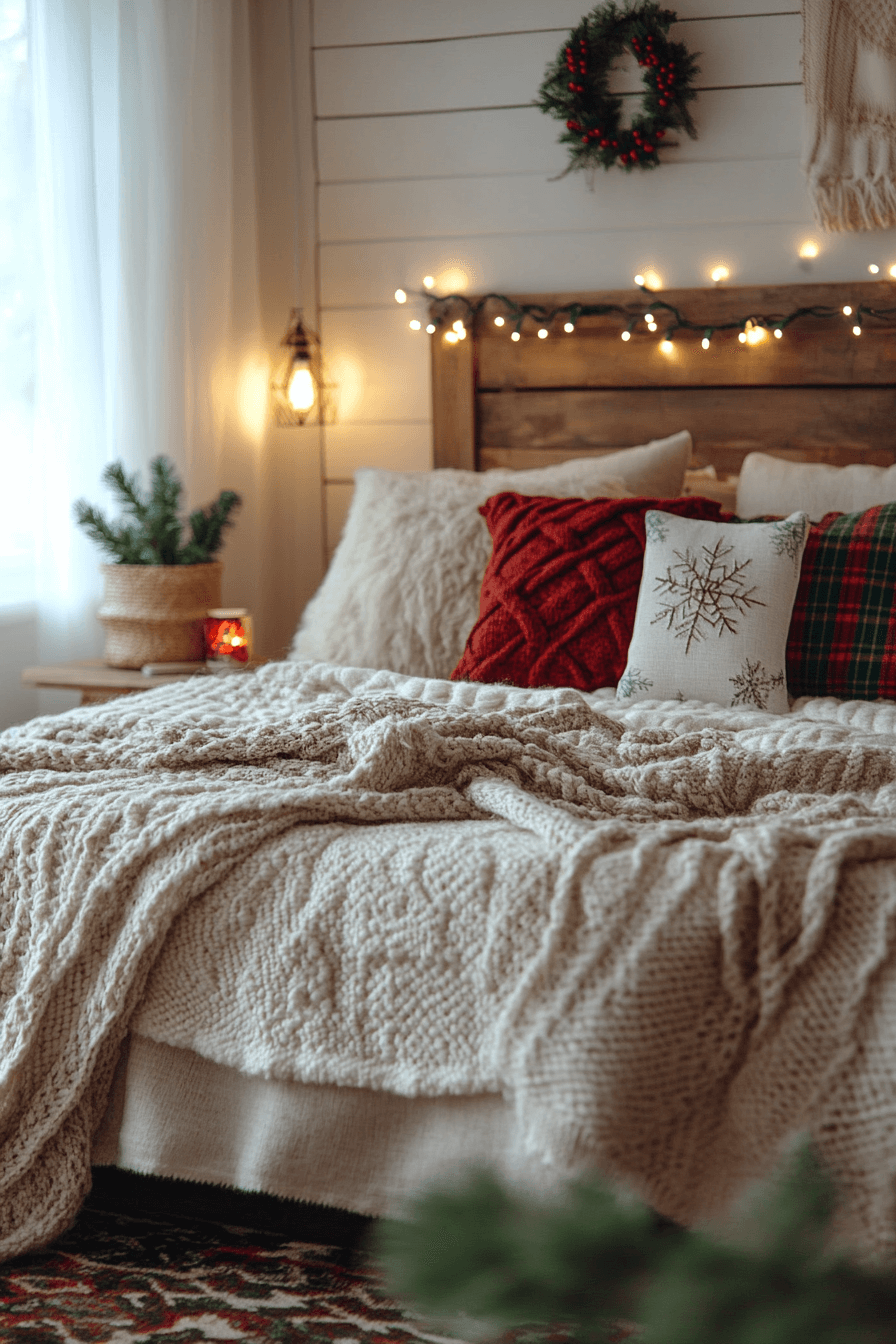 29 Christmas Bedroom Decor Designs to Create a Merry and Comforting ...