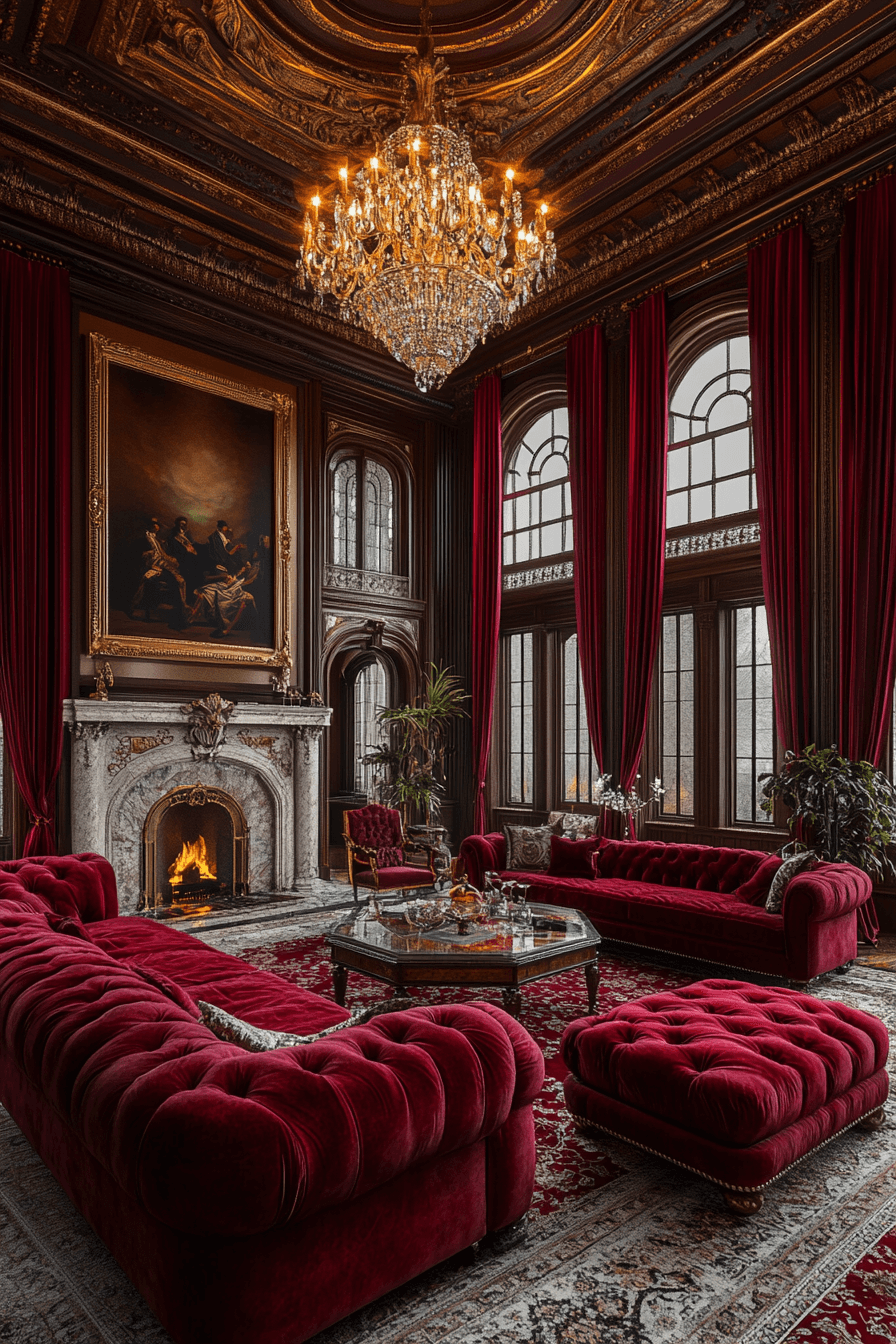 victorian living room