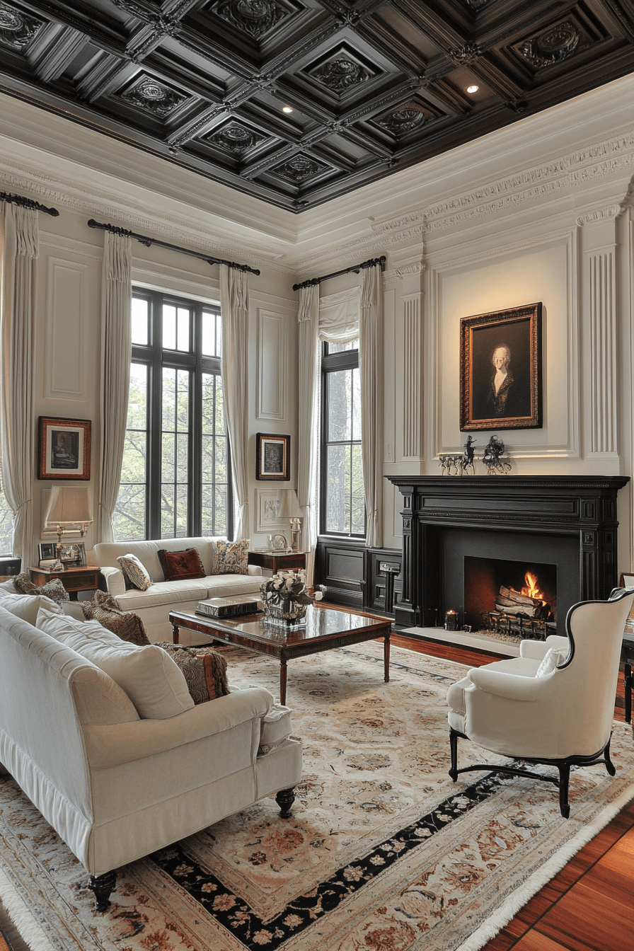 29 Victorian Living Room Ideas to Make Your Home Feel Warm Grand and ...