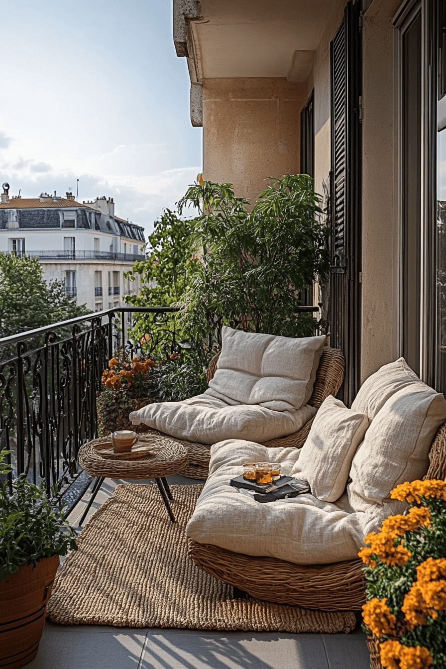 29 Small Apartment Balcony Ideas for a Happy Little Escape - My Elegant ...